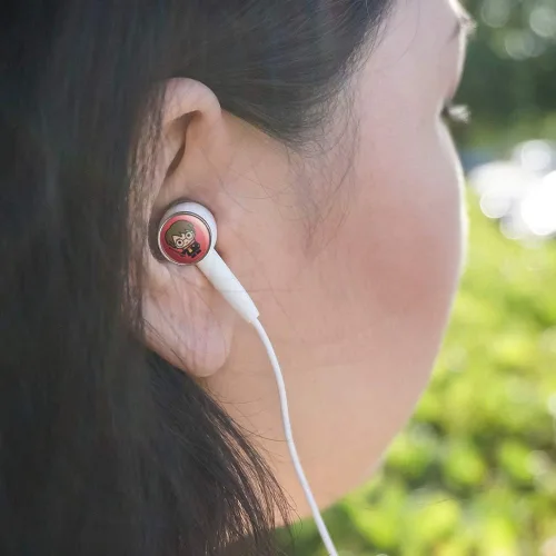 Miniatura 2 de GRAPHICS & MORE Auriculares intrauditivos de Harry Potter con personajes Chibi