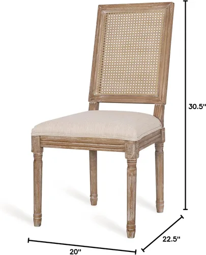 Miniatura 13 de Christopher Knight Home Regina Silla de comedor, madera, beige + natural