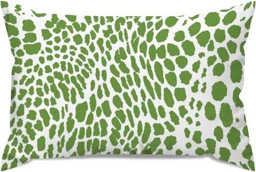 Miniatura 6 de ArogGeld Funda de almohada lumbar, estampado de guepardo verde, leopardo, estampado de leopardo, manchas de animales, almohada decorativa verde, A-17
