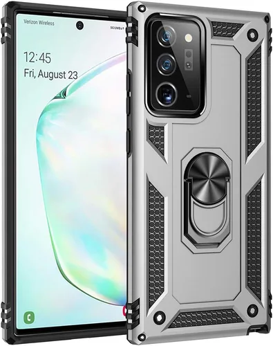 Miniatura 14 de Funda de grado militar para Samsung Galaxy Note 20 Ultra Galaxy Note 20 Ultra 5G, funda de metal giratorio con soporte de soporte, funda resistente