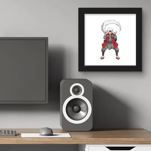 Miniatura 6 de Gallery Pops Naruto Shippuden - Arte de pared Jiraiya, versión enmarcada negra, 12 x 12 pulgadas