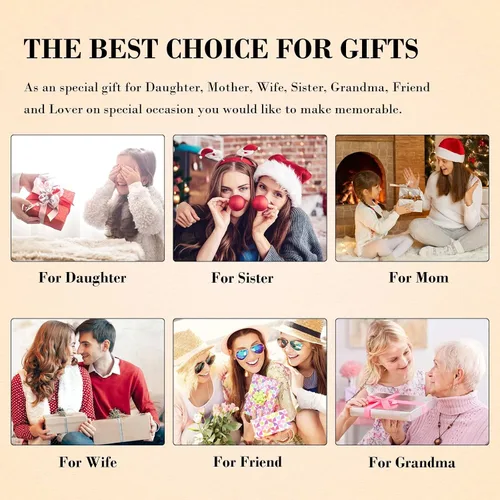 Miniatura 6 de SEVENWELL Dijes familiares para Pandora, cuentas de plata de ley 925 con diseño de corazón para pulsera, madre, hermana, hija, esposa, nana, mejor