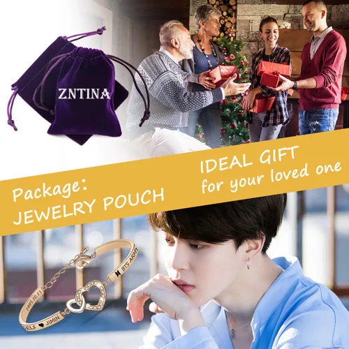 Miniatura 7 de G-Ahora Kpop BT Bangtan Boys Bracelet to Love Yourself Army Never Mind Charm Bracelet Inspirational Gift BT Lover Fans Jewelry Gift for BT Fans Girl