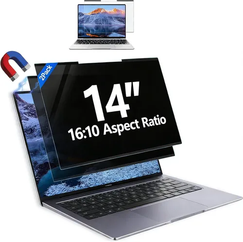 Miniatura 17 de [Paquete de 2] Pantalla de privacidad HD para computadora de 24 pulgadas, pantalla de privacidad mejorada para pantalla ancha 16:9 extraíble