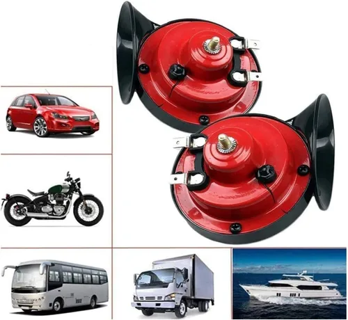 Miniatura 6 de 4 unidades de bocina de coche de 300 db 【paquete de 4】 12 V a prueba de agua, bocina doble, utilizada para camiones, trenes y barcos, caracoles 4
