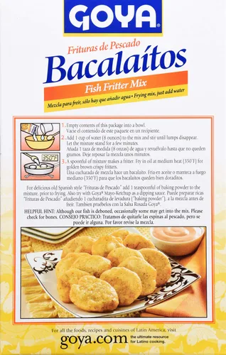 Miniatura 2 de Goya Foods Bacalaitos Bacalaitos Fitters Mix, 4.5 onzas
