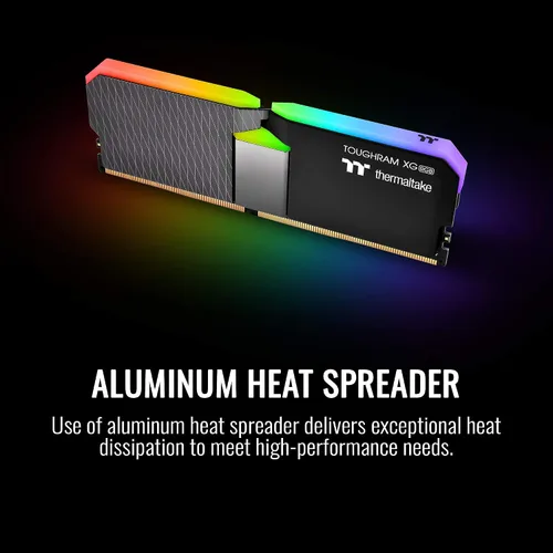 Miniatura 4 de Thermaltake TOUGHRAM XG RGB DDR4 4000MHz 16GB (8GB x 2) 16,8 millones de colores RGB Alexa/Razer Chroma/Placa base de 5 V, memoria RGB sincronizable