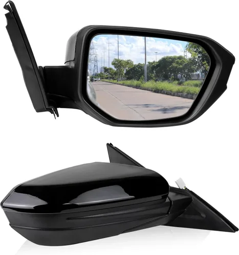 KAKSEY Espejo eléctrico para puerta del lado derecho del pasajero, compatible con Honda Civic 2016, 2017, 2018, 2019, 2020, 2021, vidrio con ajuste