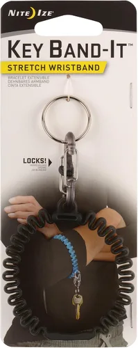 Miniatura 11 de Nite Ize KWB-03-R6 Key Band-It, pulsera elástica llavero con clip S-Biner, azul
