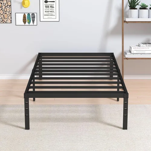 Miniatura 20 de Maenizi Marco de Cama Tamaño King Sin Necesidad de Somier, Marco de Cama Plataforma King de Servicio Pesado de 8 Pulgadas Soporta Hasta 3000 Libras