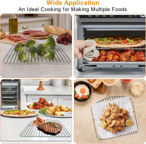 Miniatura 7 de Accesorios de horno tostador para encimera BLACK+DECKER Crisp 'N Bake Air Fryer Tostador Horno tostador, 12.4 x 12.2 pulgadas, acero inoxidable