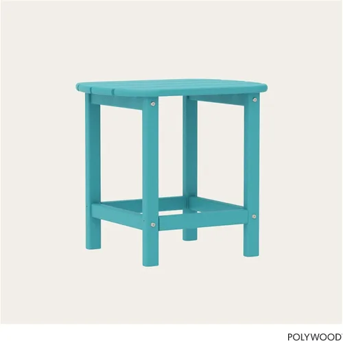 Miniatura 5 de POLYWOOD SBT18AR South Beach - Mesa auxiliar para exteriores de 18 pulgadas, Aruba