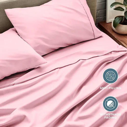 Miniatura 7 de Bare Home Juego de Sábanas King - Sábanas de Cama King de Microfibra Ultra-Suave de Lujo 1800 - Doble Cepillado - Bolsillos Profundos - Ajuste Fácil