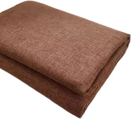 Miniatura 32 de TinaKim Tela de tapicería de lona, material de tela tipo lino sintético, para reparación de asientos de silla de sofá (beige 3, 2 yardas