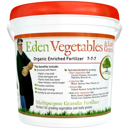 Miniatura 13 de Eden - Pastel de neem 100% orgánico, para huerta, árboles frutales, rosas y plantas de interior o exterior, con certificación OMRI (5 libras)