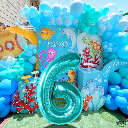 Miniatura 30 de KatchOn, Globo azul del número 1 para el primer cumpleaños, grande, 40 pulgadas, globo azul número 1 para primer cumpleaños, globo azul marino