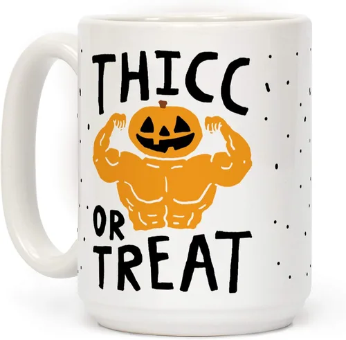 Miniatura 133 de LookHUMAN Taza de Café de Halloween – Halloween Is Meowgical Tazas, Taza de Café Espeluznante Idea de Regalos de Taza, 15 Onzas 10-Blanco