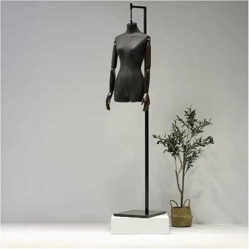 Miniatura 8 de Adjustable Female Mannequin Dress Form with Metal Stand – Perfect for Sewing, Tailoring, Jewelry Display & Photography – Height Adjustable Size A