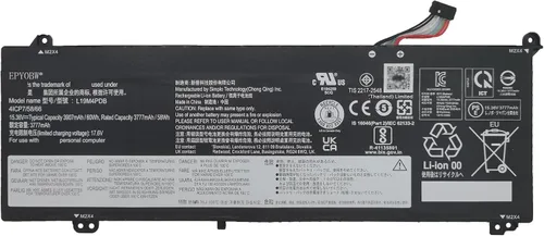 Miniatura 15 de L17M2PB5 - Batería para portátil de 39 Wh, 5080 mAh, 2 celdas, 7.68 V, compatible con Lenovo V330-14ISK 81AY / V330-14IKB 81B0 / V330-14ARR 81B1