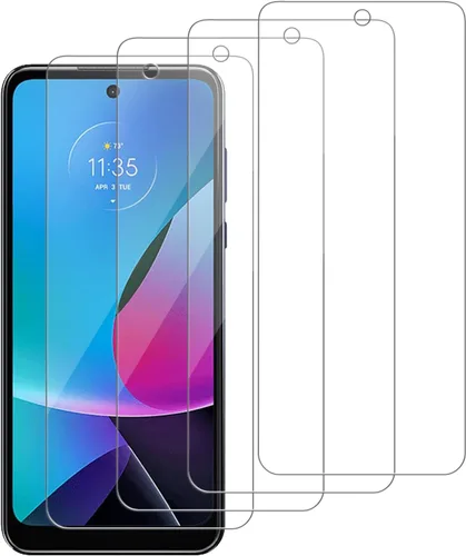 Miniatura 9 de Paquete de 4 protectores de pantalla de vidrio compatibles con Motorola Moto G Play (2021) / XT2093 [dureza 9H], vidrio templado de pantalla HD