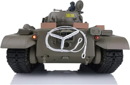 Miniatura 3 de US in Stock, 2.4GHz Heng Long, 1/16 Escala M26 Pershing RTR RC Tanque - Torreta giratoria de 340°, Unidad Somke, Combate Infrarrojo, Barril