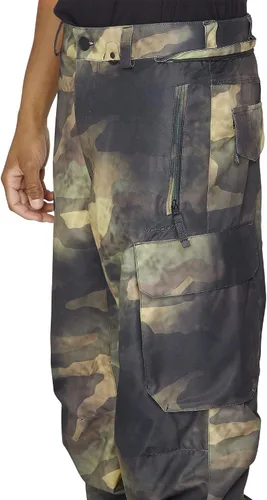 Miniatura 7 de Volcom Pantalones de snowboard VCO Hunter Cargo para hombre Negro estática