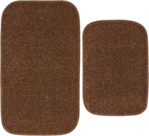 Miniatura 119 de Garland Rug Gramercy - Alfombra de baño rectangular lavable de polipropileno de felpa de 20 x 34 pulgadas, color azul lavabo, suave, absorbente