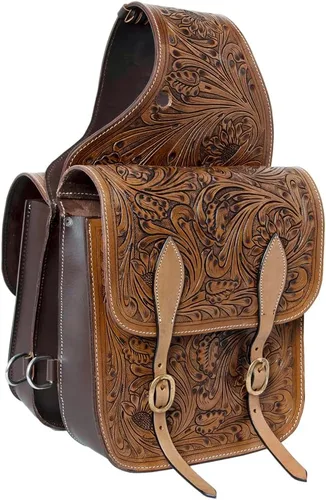 Miniatura 15 de HILASON Western Horse - Bolsa de sillín de cuero resistente y tradicional Bolsa de sillín Bolsa de sillín de caballo Bolsa de sillín