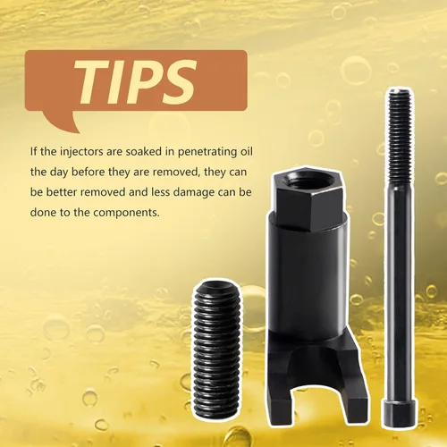 Miniatura 7 de Repuesto de herramienta de extracción de inyector de combustible para 3418 compatible con Ford Powerstroke Diesel 6.7L F-250 F-350 F-450 F-550