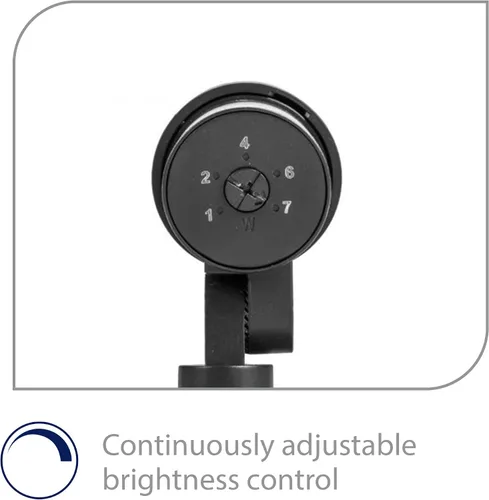 Miniatura 4 de WAC Iluminación de paisaje, luz LED de 12 V de tamaño pequeño con ángulo de haz ajustable y control de brillo integral, 50-420 lúmenes, 3000 K, Negro