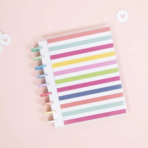 Miniatura 5 de Craftelier - Fundas de plástico transparente para la parte delantera y trasera troqueladas para crear carpetas de disco personalizadas de 9 anillas