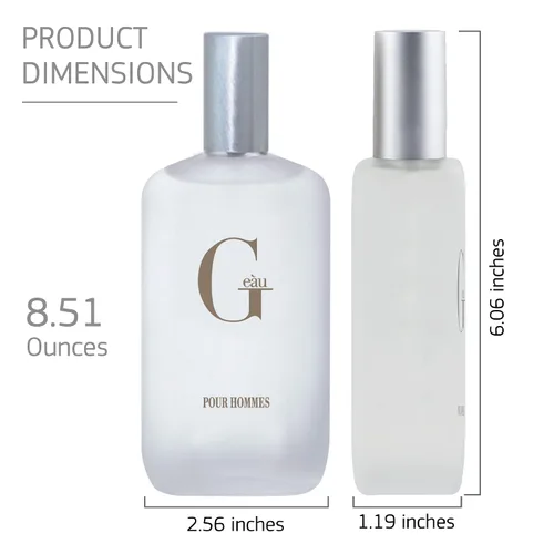 Miniatura 5 de PB ParfumBelcam - G Eau de Toilette - Espray corporal para hombre, inspirado en Acqua Di Gio Parfum, 3.4 onzas líquidas (paquete de 2)