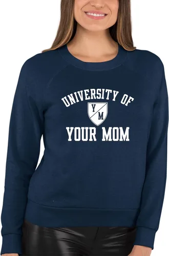 Miniatura 38 de Go All Out University of Your Mom - Sudadera con cuello redondo para hombre