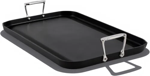 All-Clad HA1 - Plancha antiadherente anodizada dura de 13x20 pulgadas apta para horno y parrilla, 500F, ollas y sartenes, utensilios de cocina,