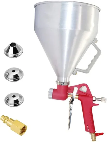 Miniatura 10 de Joywayus Air Hopper - Pistola pulverizadora con boquilla de 0.157 in/0.236 in/0.315 in, textura de pintura, pulverizador de pintura para paneles