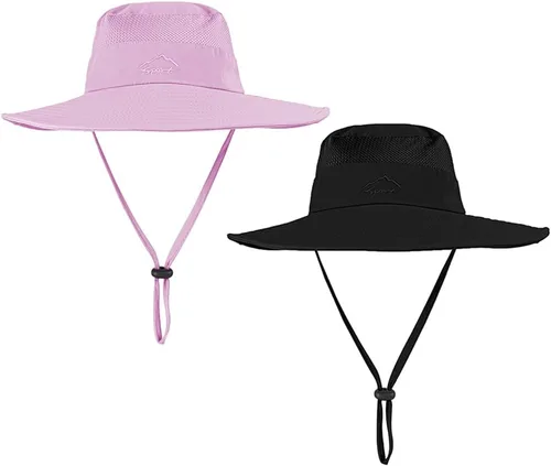 Miniatura 8 de ZOORON Sombreros de sol para hombres y mujeres UPF 50+, sombrero de pescador, protección UV, sombrero Boonie para pesca, senderismo, jardín, safari