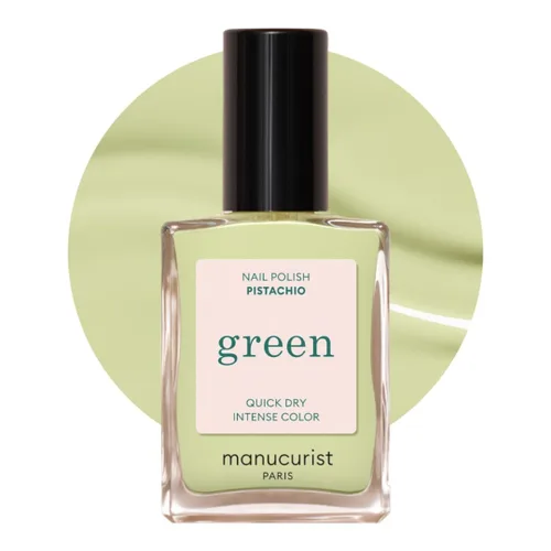 Miniatura 18 de Manucurist Esmalte de uñas verde de secado rápido, cuarzo (marrón brillante), sin 9 unidades, a base de plantas y vegano, no tóxico, clásico