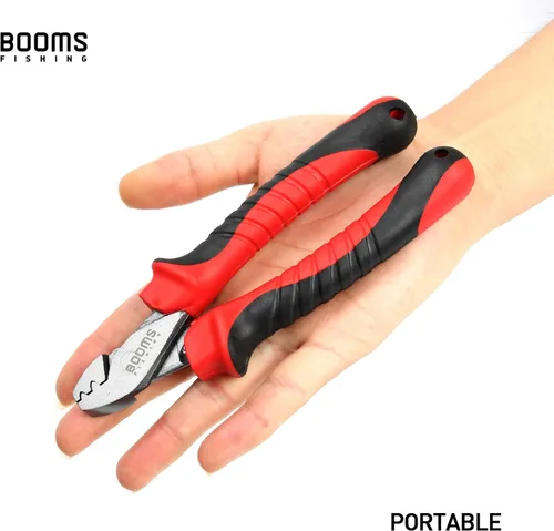 Miniatura 5 de Booms Fishing Herramienta de prensado de pesca CP2 para mangas de un solo barril, con 300 fundas