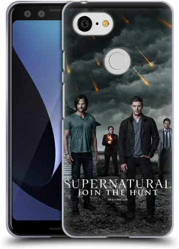 Miniatura 18 de Head Case Designs Supernatural Sam, Dean & Castiel Key Art - Funda de gel con licencia oficial [protección de grado militar] compatible con Google