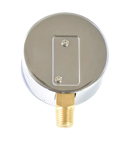Miniatura 5 de Medidor de cápsula de baja presión de diafragma, esfera de 2-1/2", rango de 5 PSI, montaje inferior NPT de 1/4", caja de acero cromado, internos