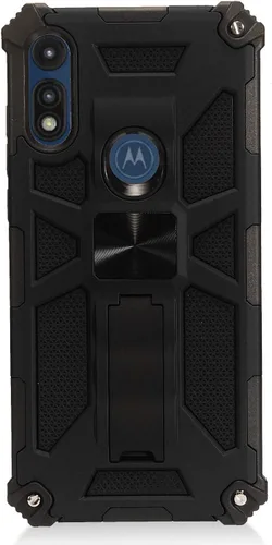 Miniatura 5 de Para Motorola Moto E (2020) XT2052 - Funda Defender con soporte - ST6 Negro