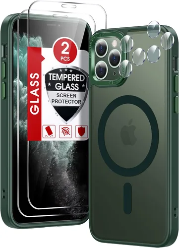 Miniatura 55 de LeYi Funda para iPhone XR: con protector de pantalla X2 + 2 funda para cámara [compatible con MagSafe] Funda protectora magnética i iphoneXR