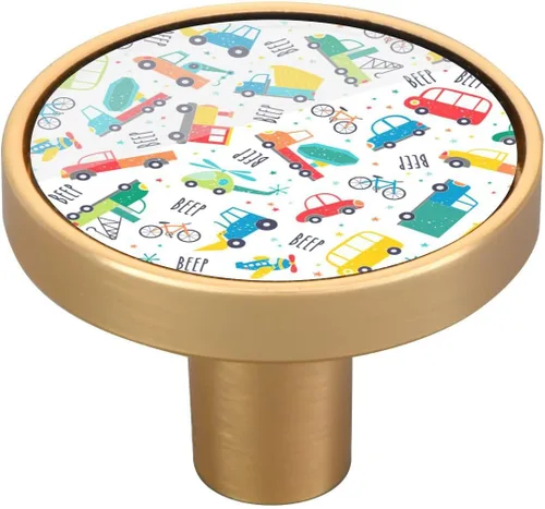 Miniatura 8 de Paquete de 4 pomos para armarios de camiones de transporte de coches, pomos para muebles, tiradores de cocina, baño, perillas de armario, puerta