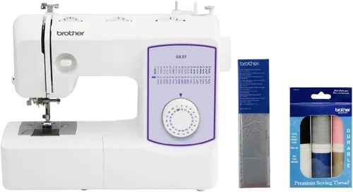 Miniatura 8 de Brother GX37 37-Stitch Sewing Machine, Hard Plastic Storage and Carry Case and 5-Piece Sewing Machine Needles