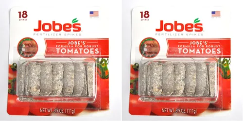 Miniatura 8 de Jobe’s estacas fertilizantes para tomate, tiempo de liberación 6-18-6, para todos los árboles frutales, Empaque de burbuja