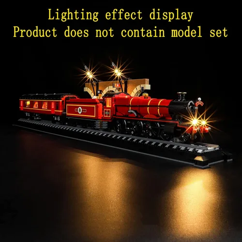 Miniatura 4 de GEAMENT Kit de luces LED compatible con Lego Hogwarts Express Collector's Edition - Juego de iluminación para modelo de construcción 76405