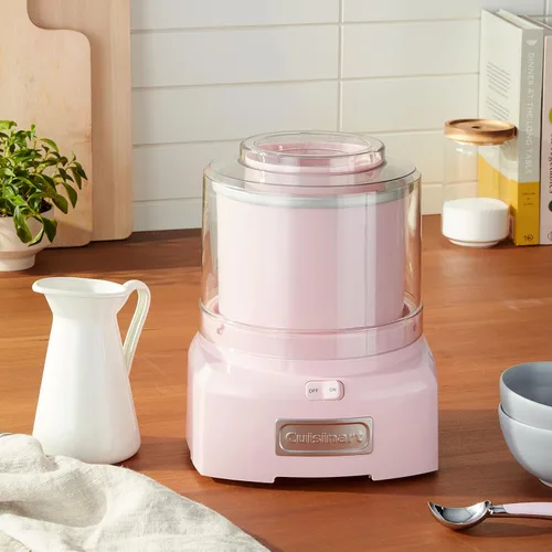 Miniatura 6 de Cuisinart Máquina Automática para Yogur Congelado, Helado y Sorbete (Rosa)