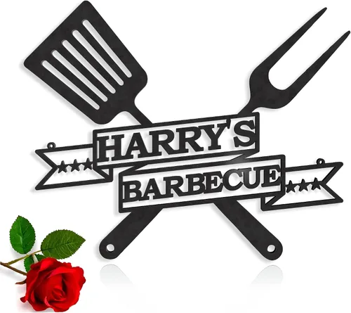 Miniatura 7 de FranJohnsohHouse - Letrero de metal personalizado con nombre de parrilla de barbacoa, decoración del hogar, decoración del hogar, barbacoa, jardín