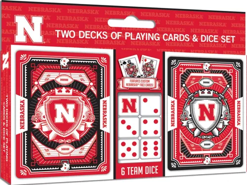 Miniatura 6 de MasterPieces Game Day - NCAA Texas A&M Aggies - Paquete de 2 cartas de juego y dados - Juego con licencia oficial para adultos y familia
