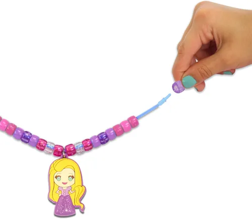 Miniatura 6 de Tara Toys: Calendario de Adviento de Collar de Actividades de Joyería DIY de Princesas Disney, Divertido y Fácil de Hacer, para Tu Pequeña Princesa